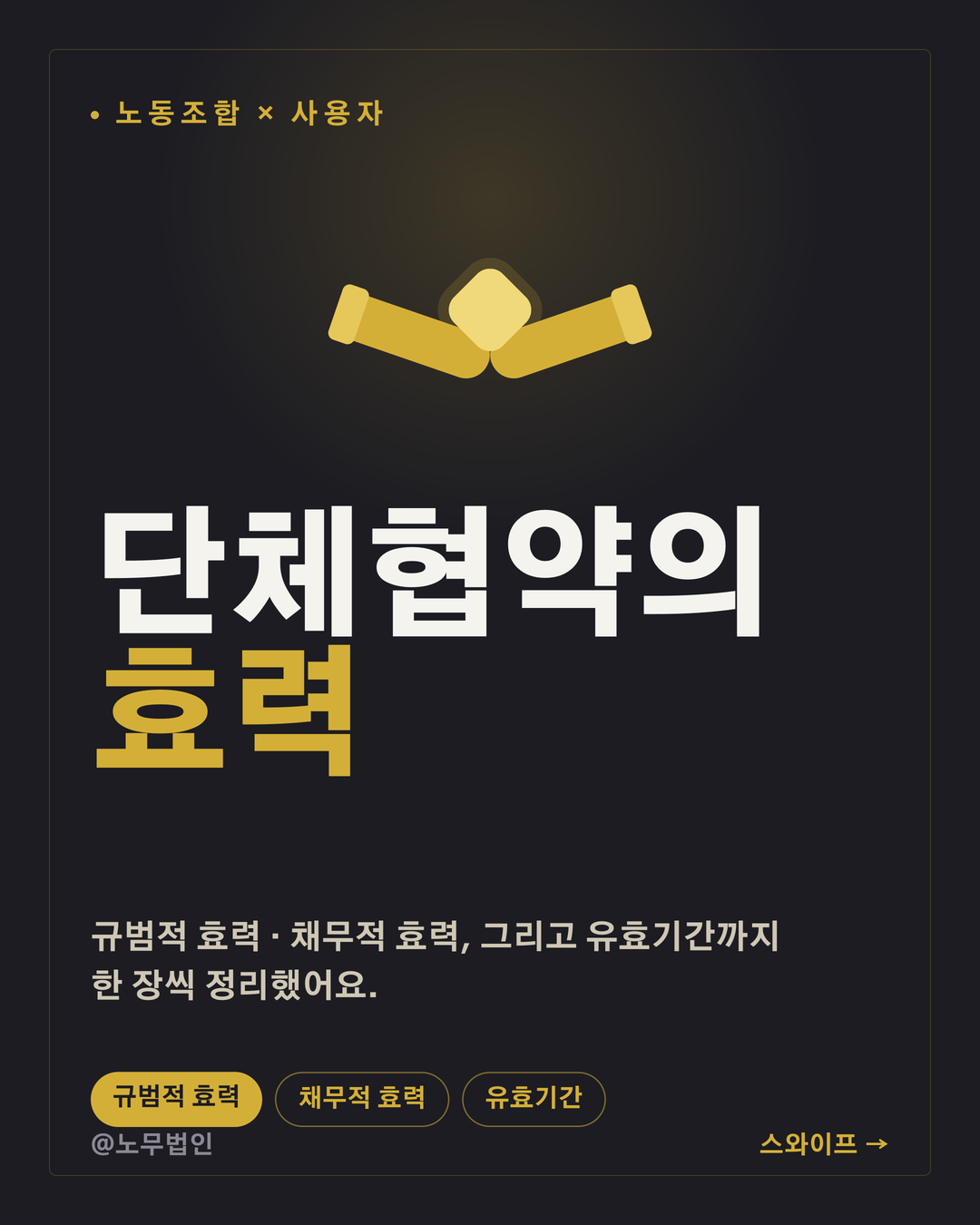 단체협약의 효력